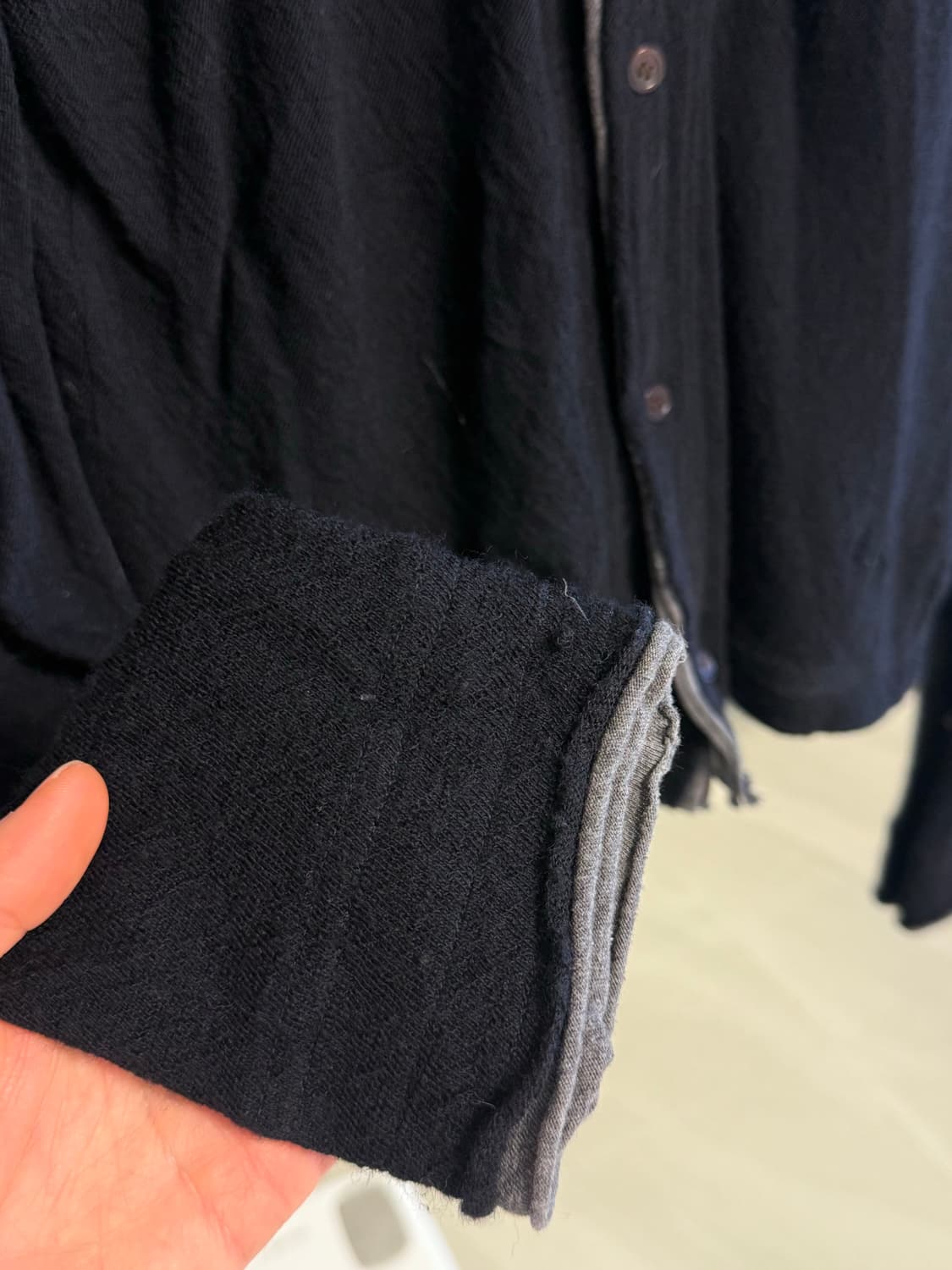 요지 울 가디건 상품이미지5