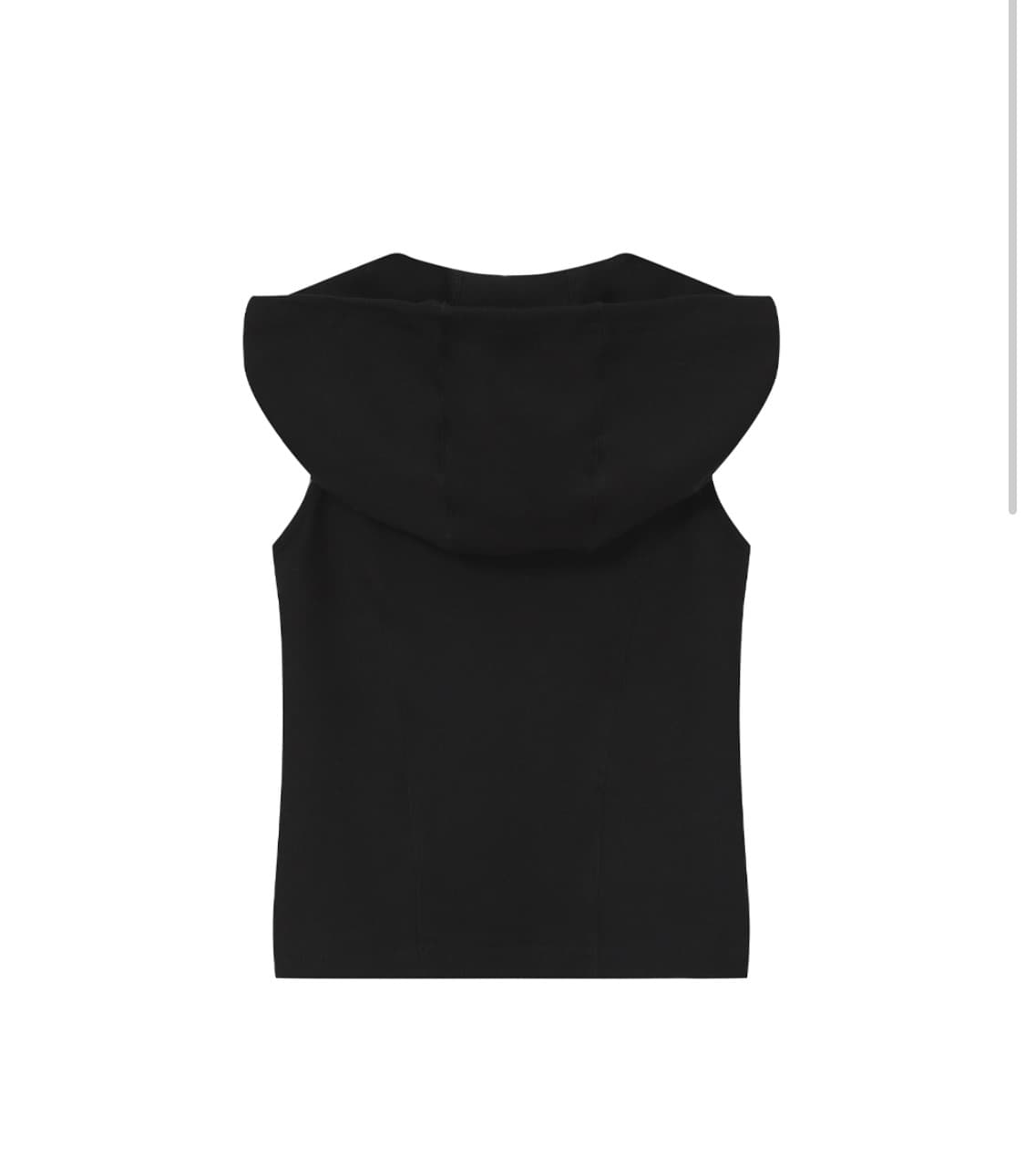 미세키서울 라인 후디 베스트 블랙 상품이미지2