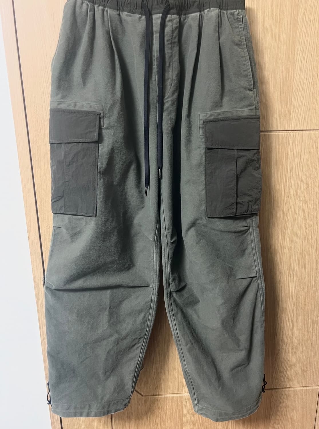 24aw 모이프 오버밀 6p 팬츠 올리브 2사이즈 상품이미지1