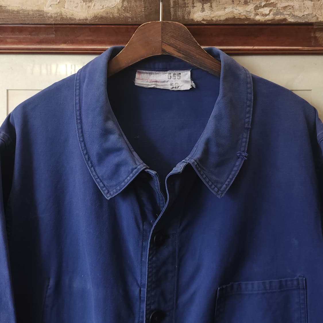 60s 프렌치 워크자켓 프렌치자켓 블루 56 상품이미지4