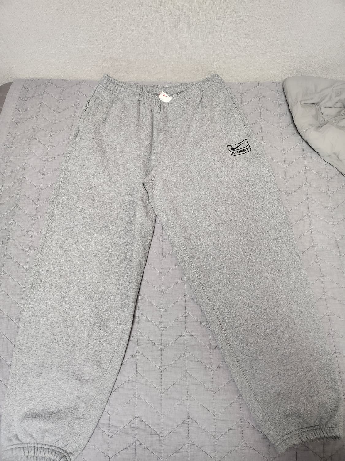 나이키 스투시 스웻 팬츠 그레이 L 나투시 상품이미지1