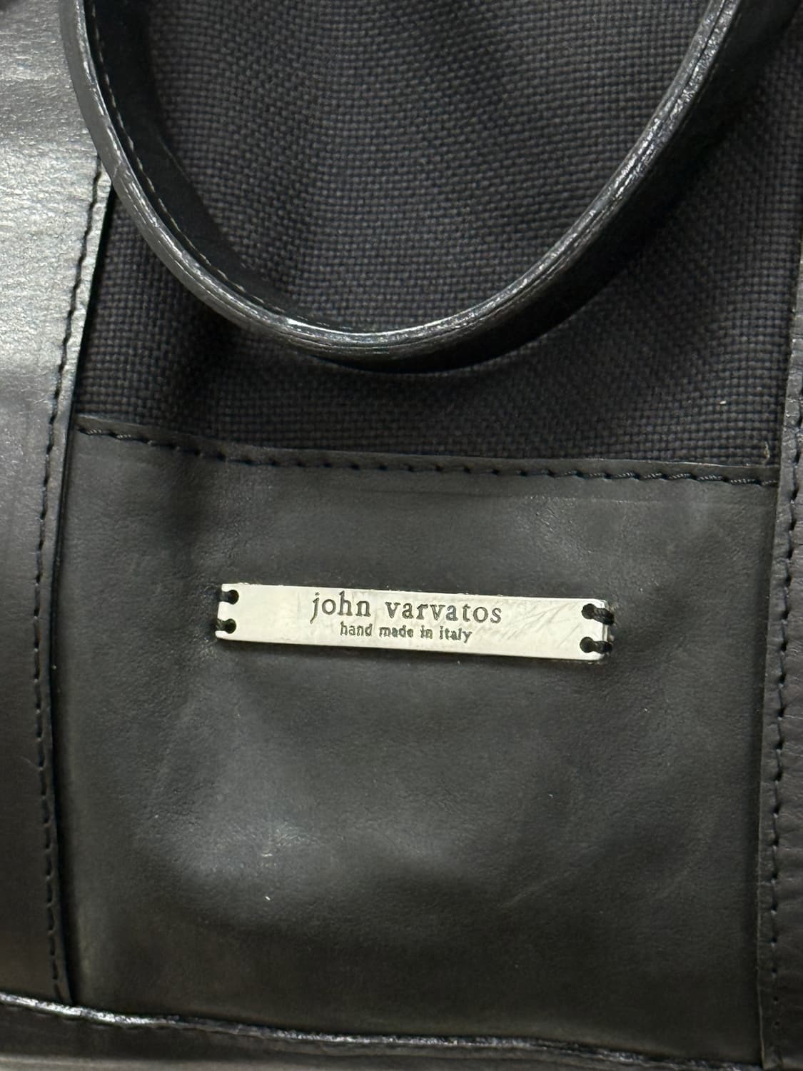 John Varvatos Handmade Canvas Leather  상품이미지3