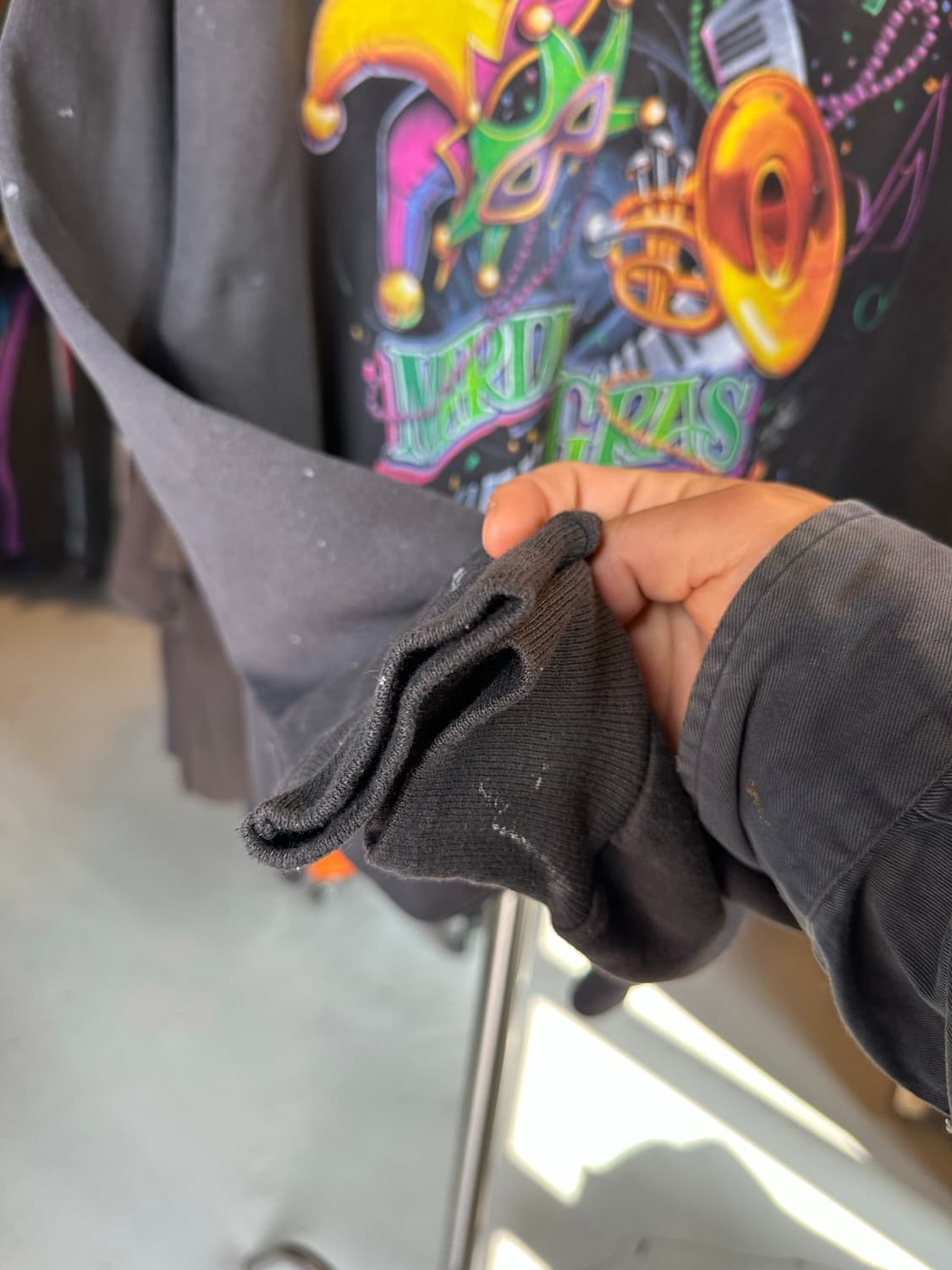 00s 유니버셜스튜디오 페인팅 스웻셔츠 2001 상품이미지6