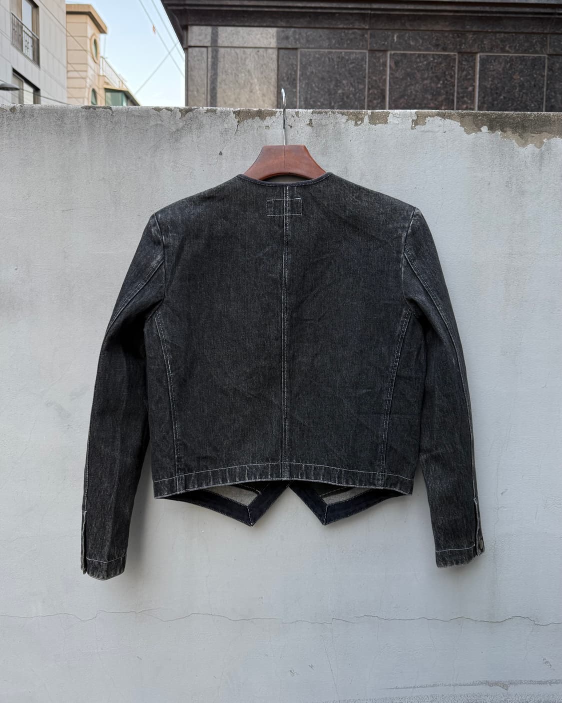 pink house 카라리스 데님 자켓 상품이미지4