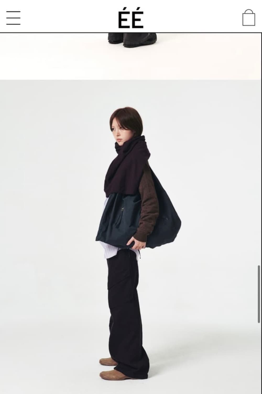 ee 누마레 토트백 차콜 상품이미지3