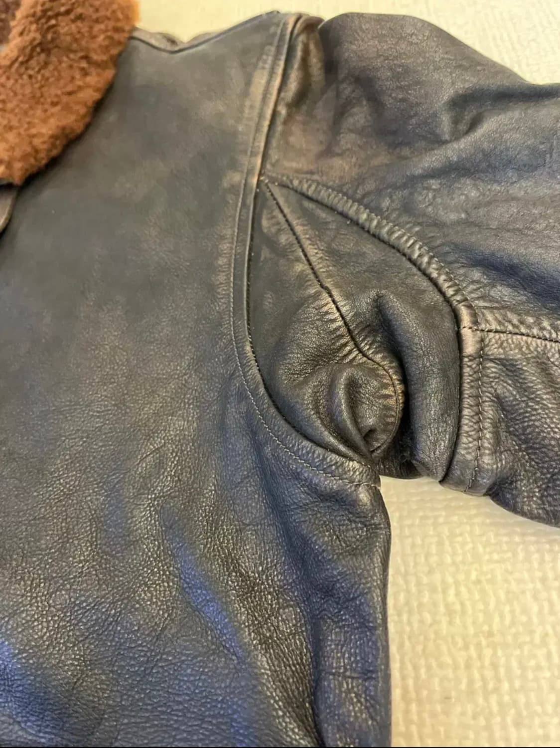 RRL VINTAGE EFFECT G-1 LEATHER JACKET 상품이미지6