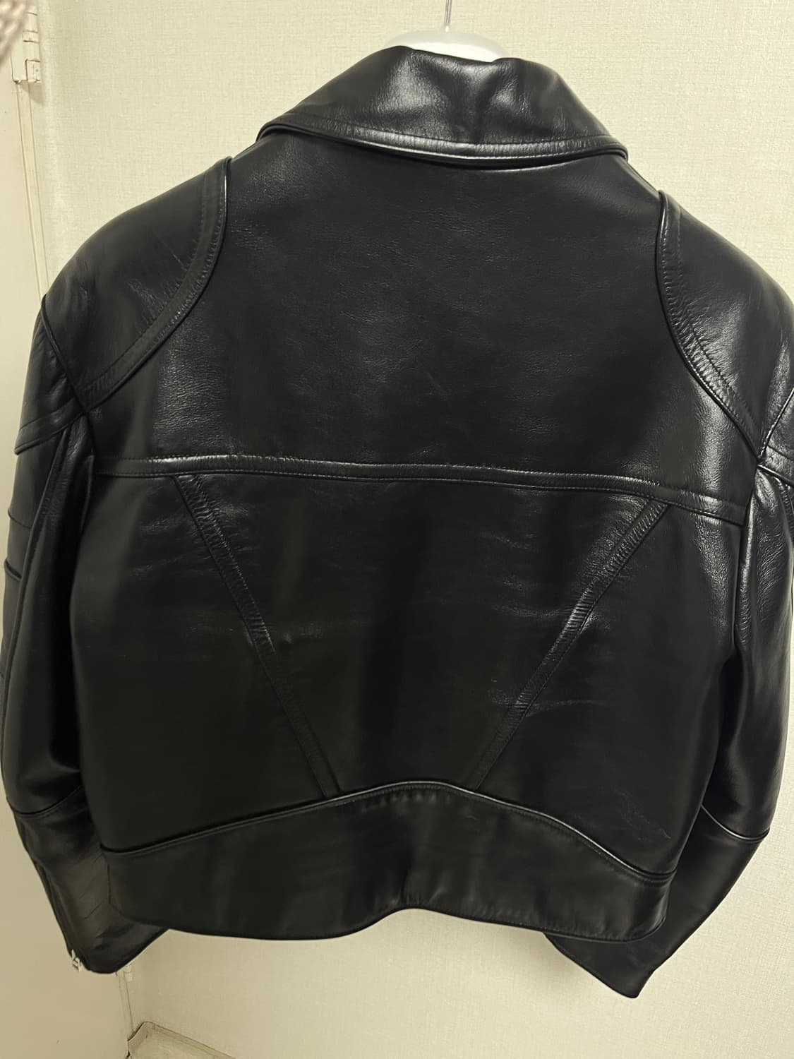 타일레 24ss 카우하이드 레더 바이커 자켓 (1) 상품이미지3