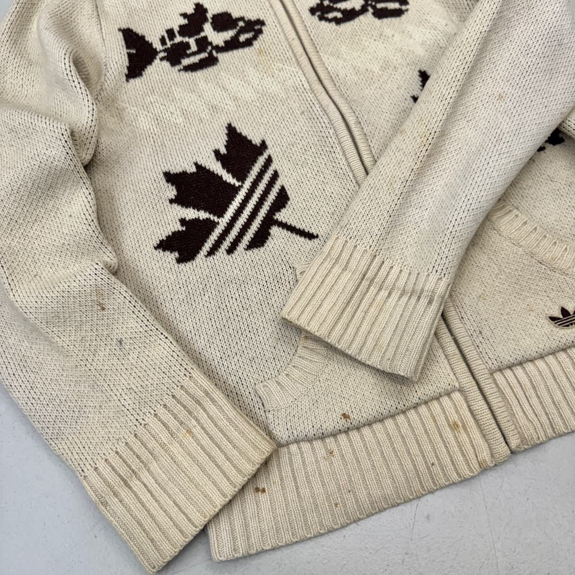 아디다스 00s 캐나다 코위찬 니트집업 상품이미지6