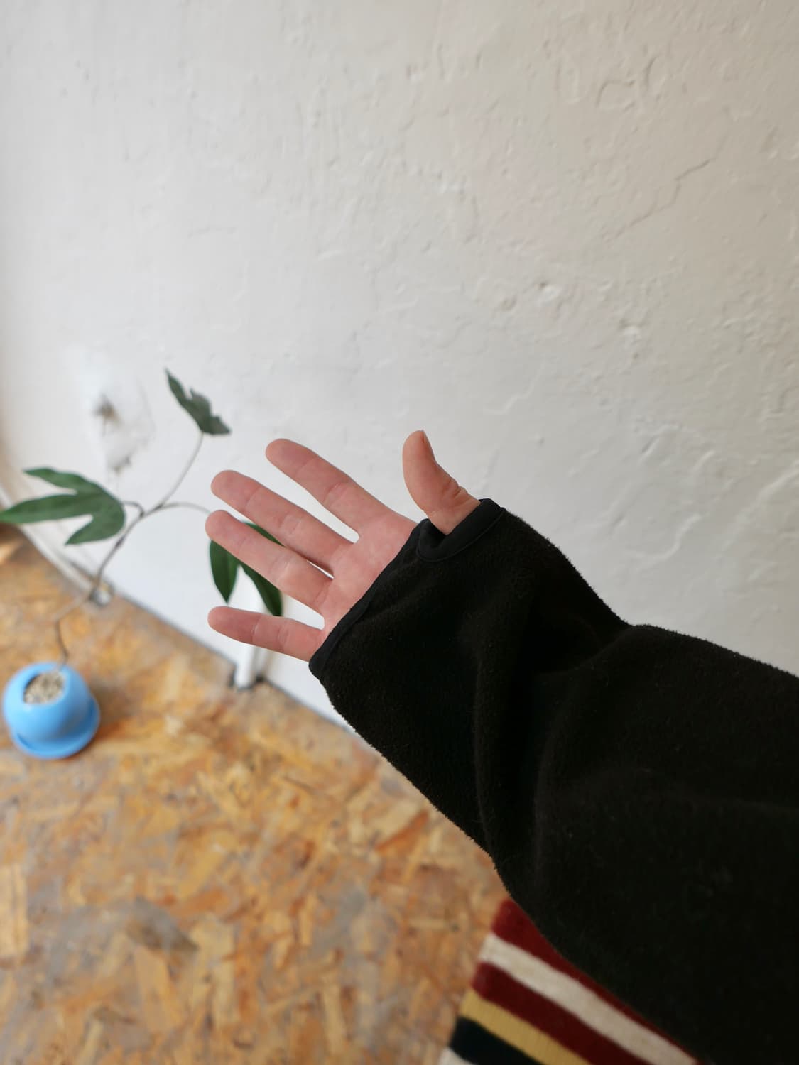 꼼데가르송 간류 플리스 후드집업 상품이미지6