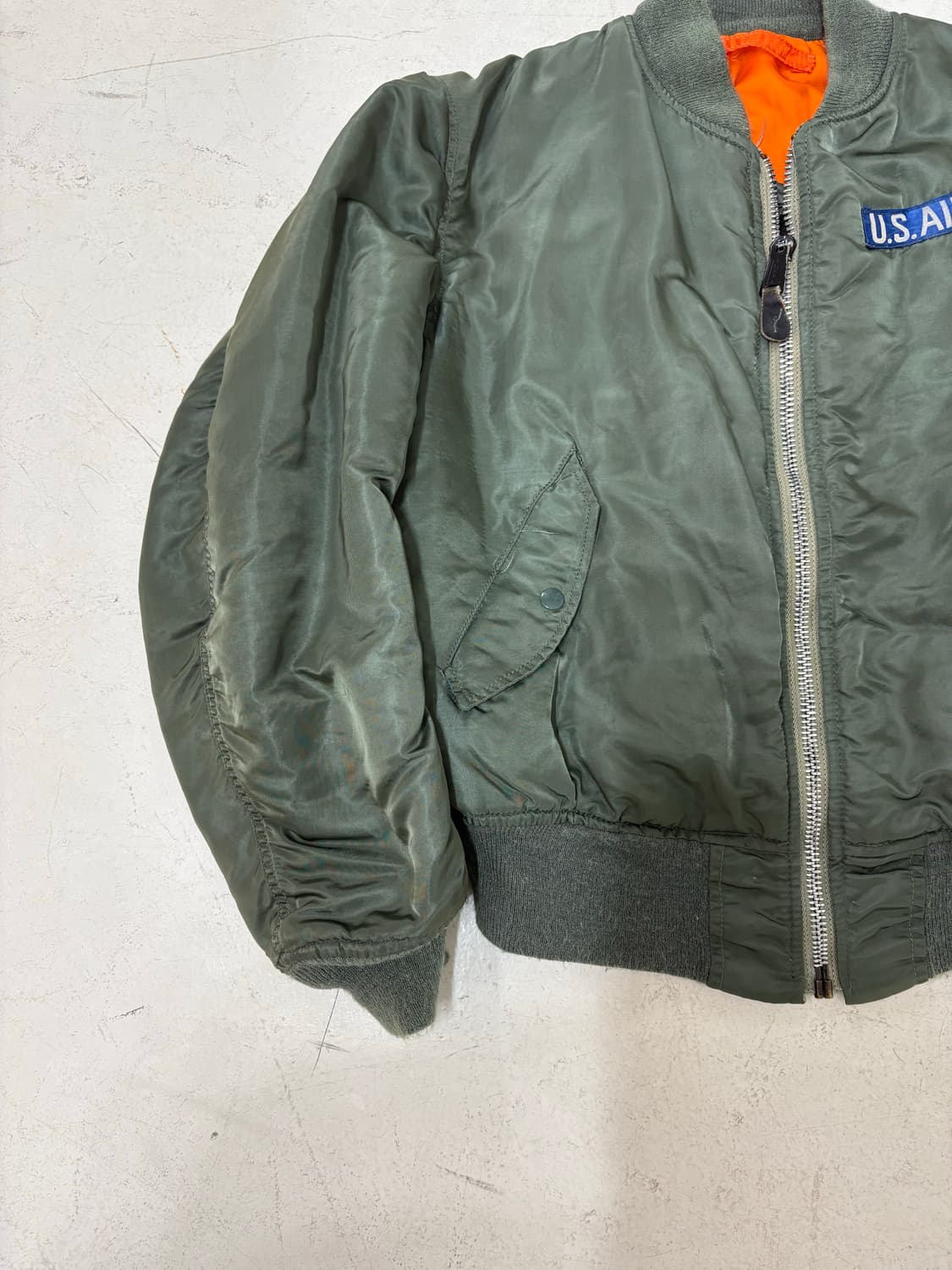 70;s USAF MA-1 Flight Jacket. 상품이미지3