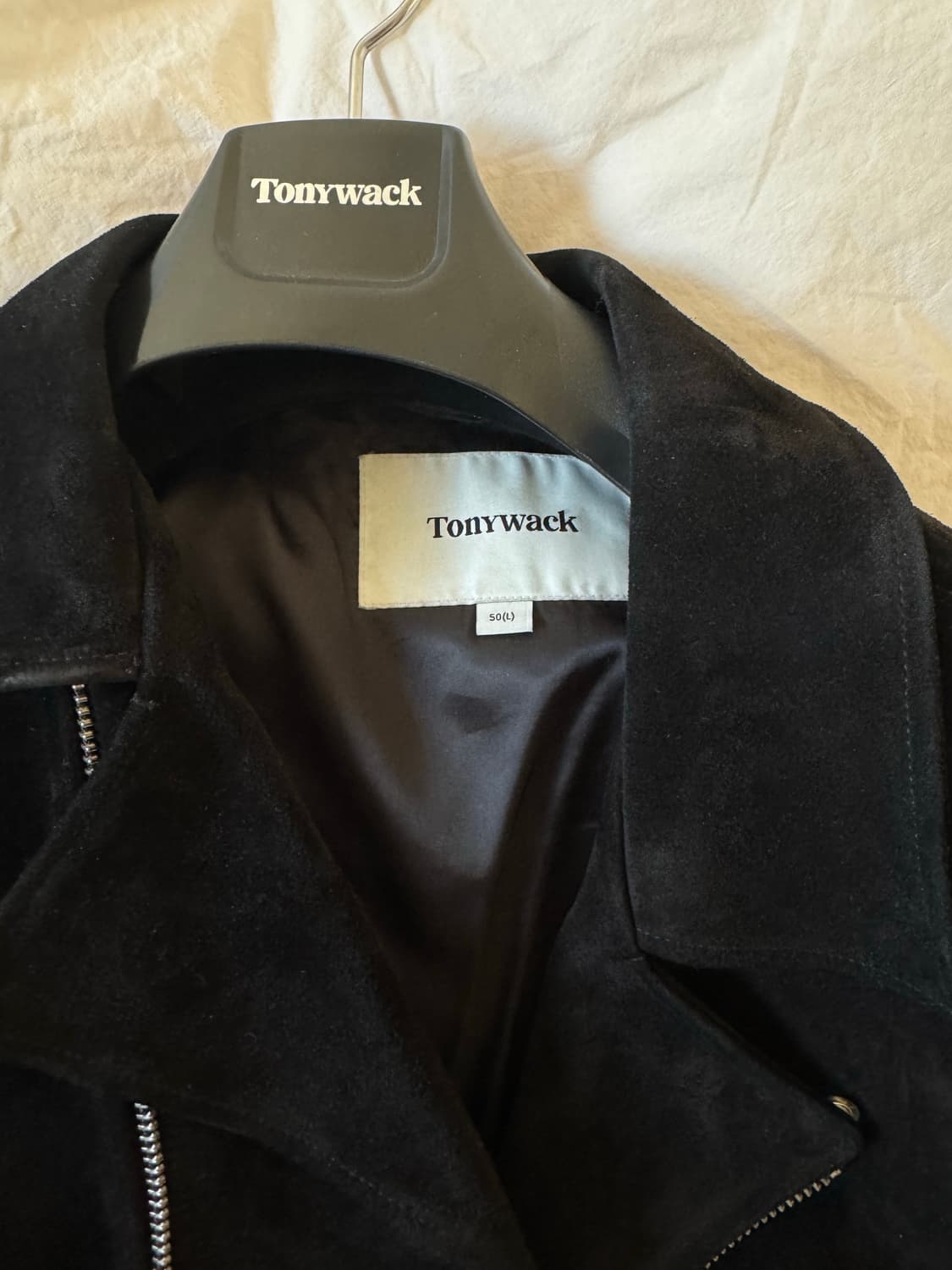 토니웩 Calf suede Biker Jacket  L 상품이미지2