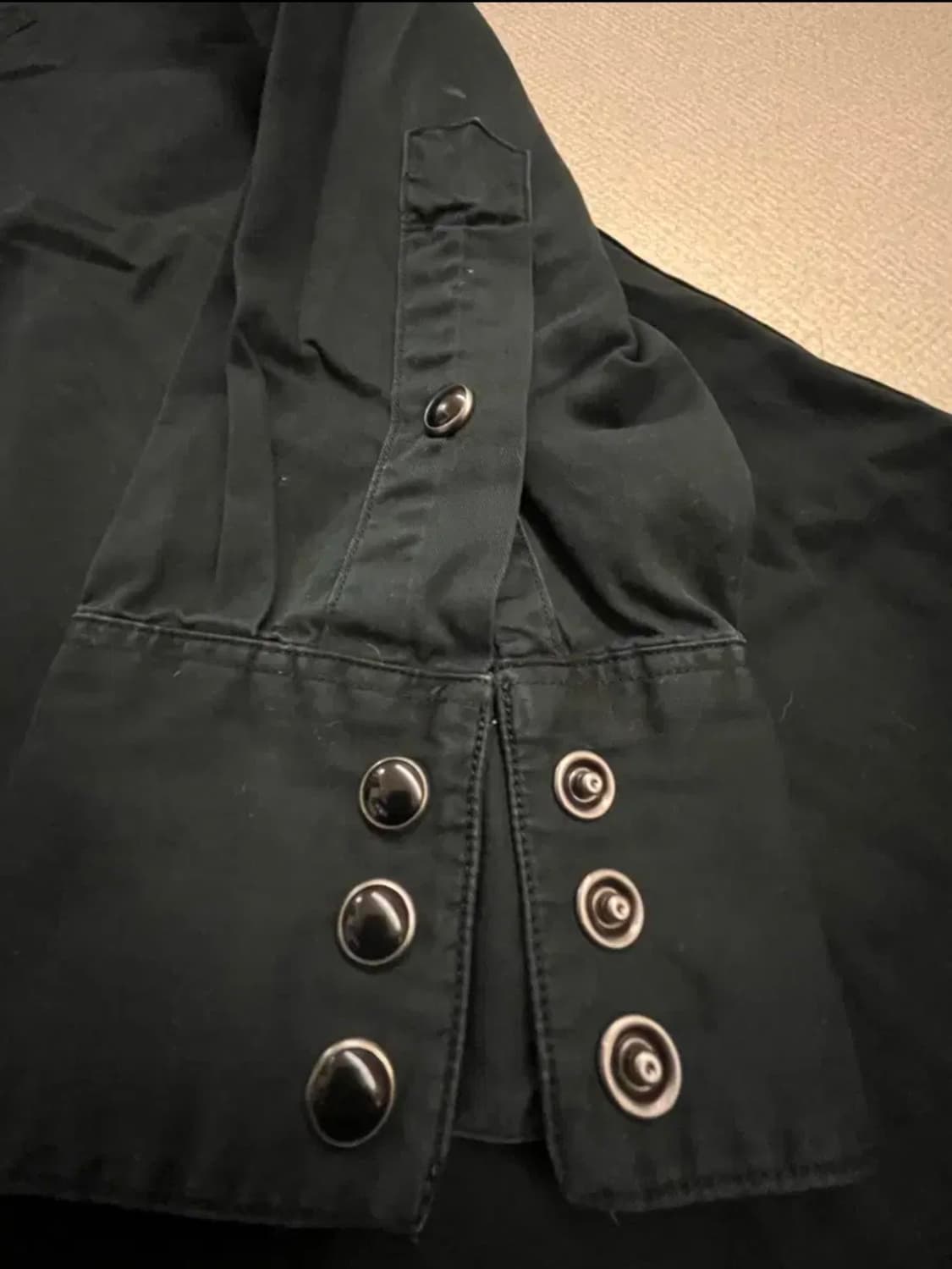 RRL COTTON BLACK WESTERN SHIRTS 상품이미지5