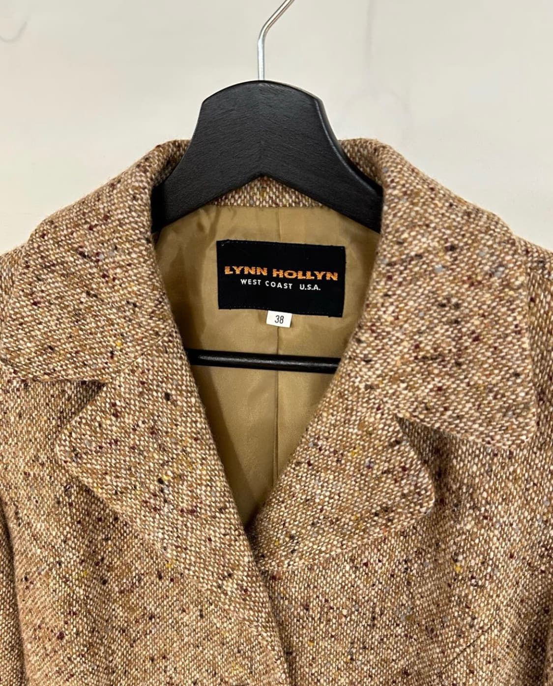 빈티지 베이지 울 블레이져 상품이미지4