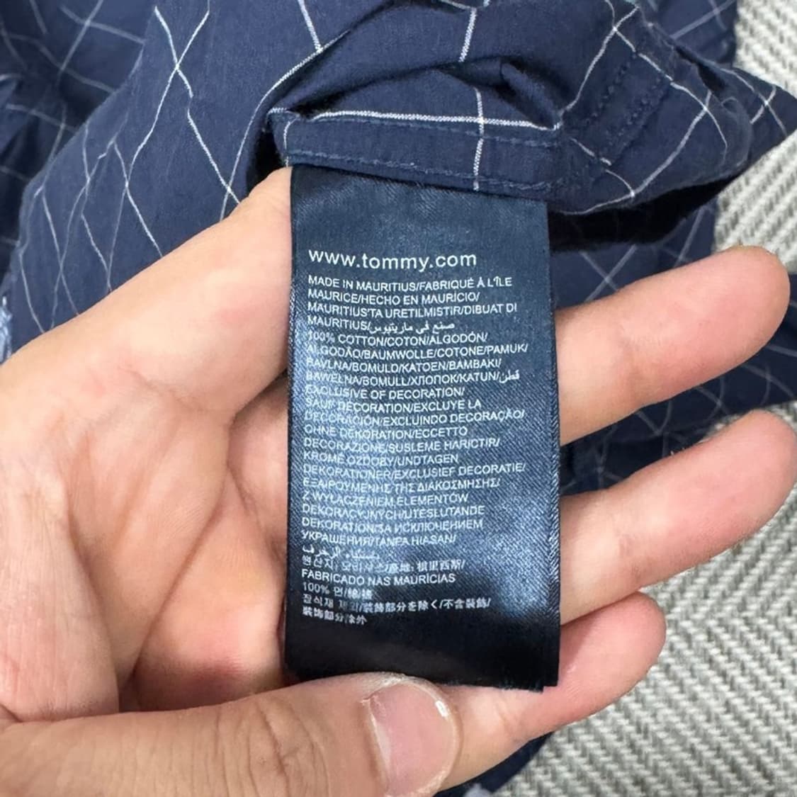  타미힐피거 체크 셔츠 v2840 상품이미지6