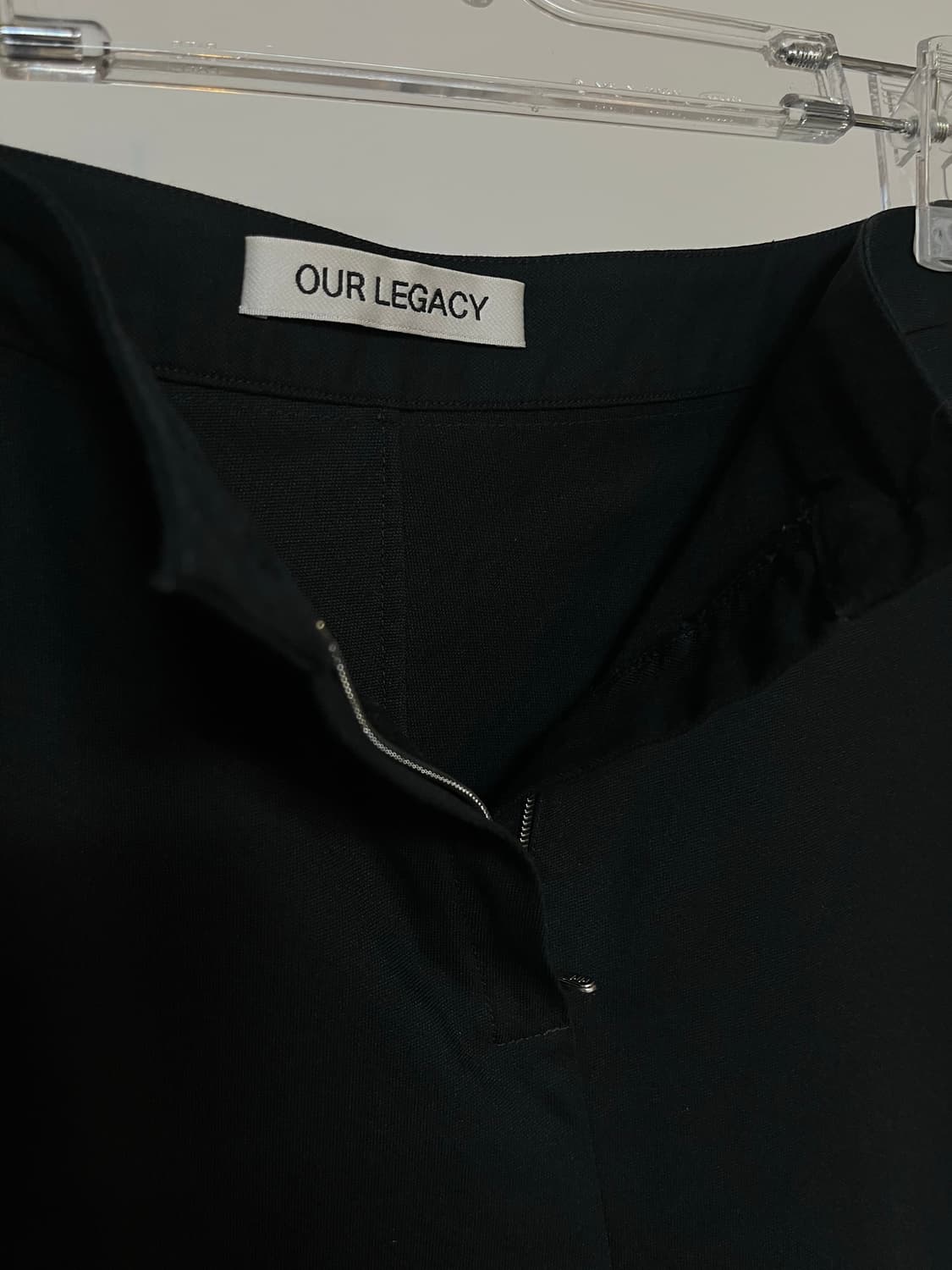 아워레가시 블랙 커튼 미디 스커트 36 상품이미지6