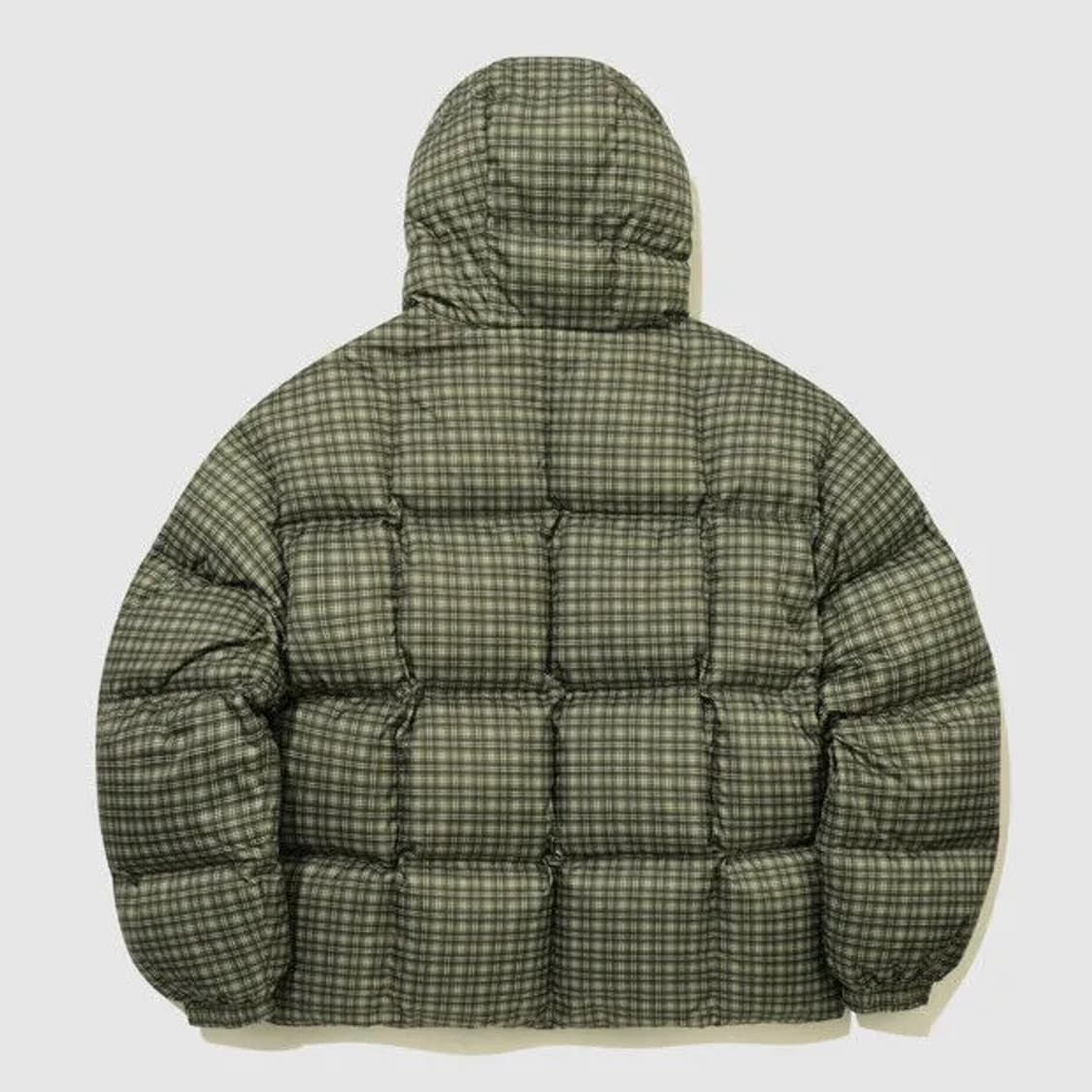 엄브로 페더플렉스 블랭킷 후드형 머스코비 덕 다운 자켓 카키 상품이미지2