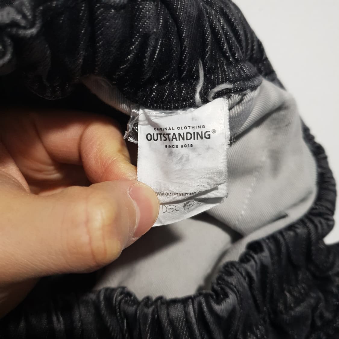 아웃스탠딩 신형 23FW M65 와이드 흑청 데님 카고 팬츠 블랙 1 상품이미지5