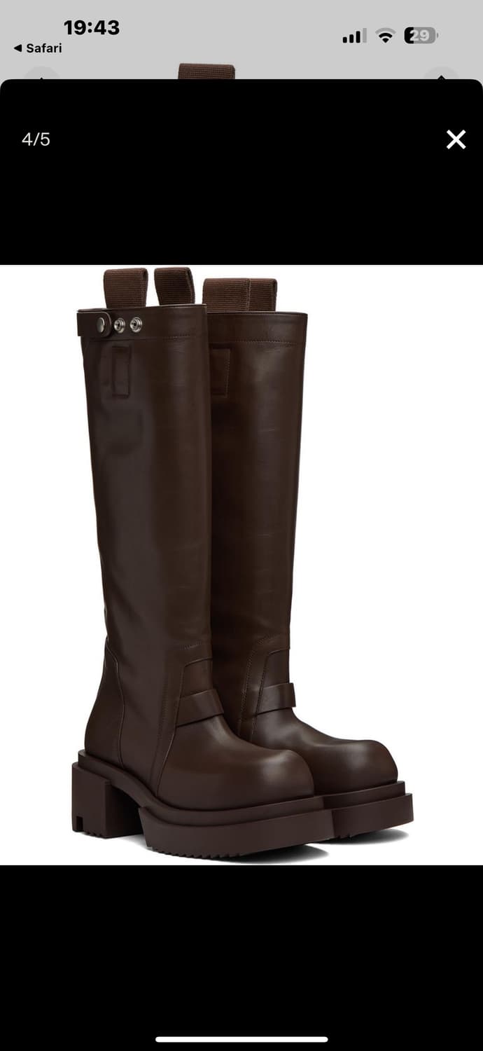 Ss2025 갈색 부츠 37 “pull on Bogun” boots  상품이미지1