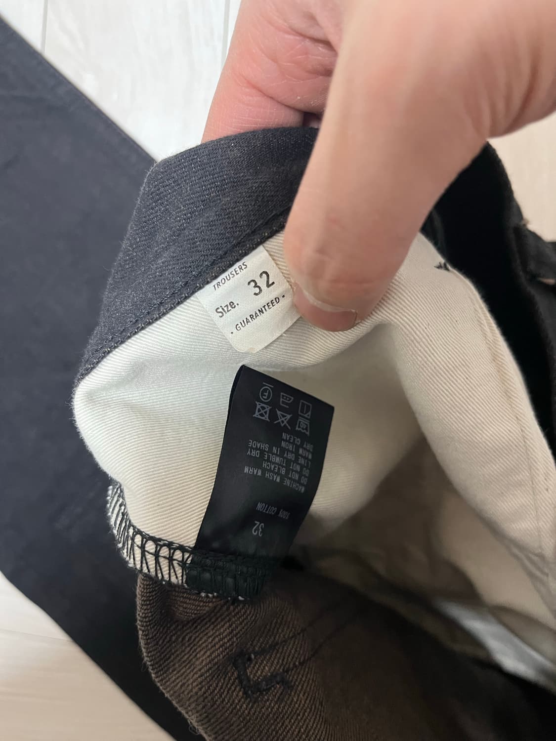 (교환)트로피클로딩 1908 블랙키 더블니 32->33,34 상품이미지4