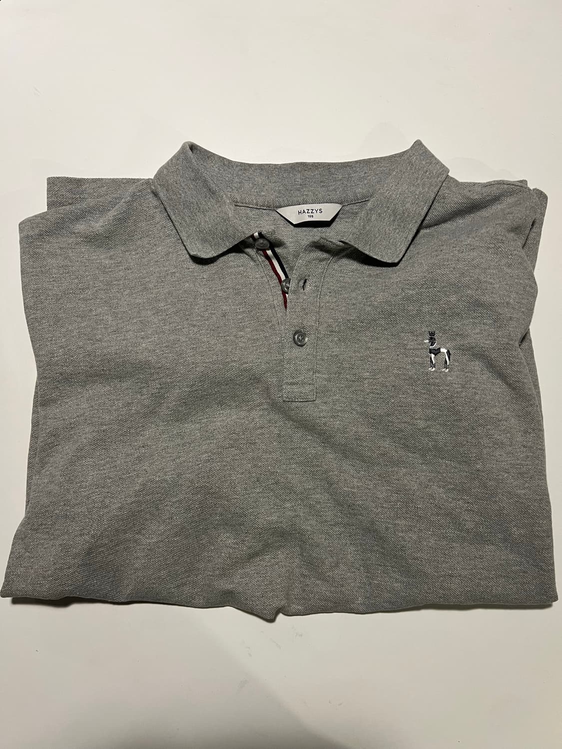 헤지스 그레이 반팔 카라티 (105) 상품이미지6