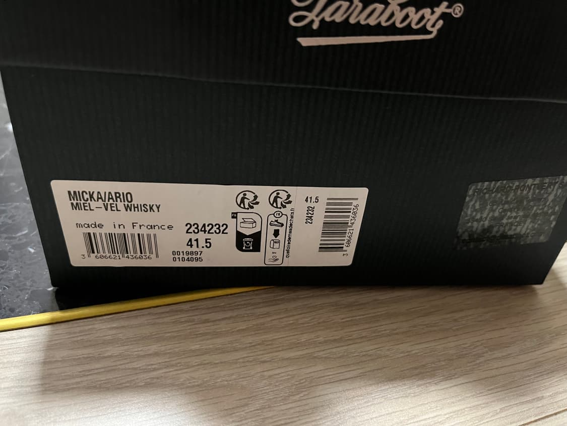 [41.5]파라부트 미카 스웨이드 브라운 위스키 상품이미지7