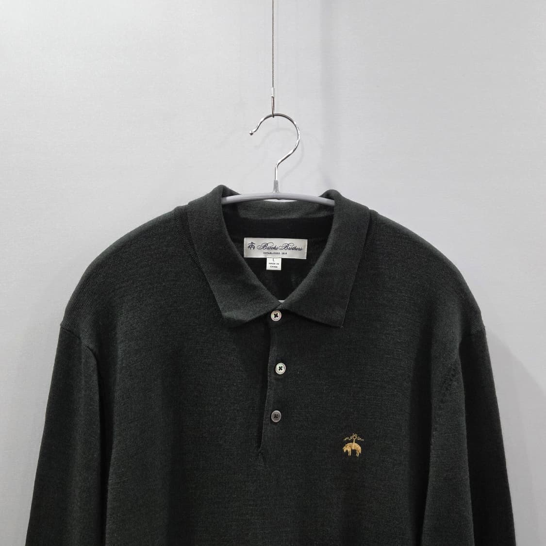 브룩스브라더스 울 카라니트 L 상품이미지2