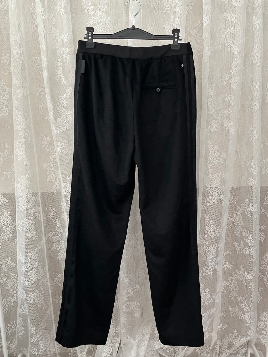 S) 새상품 아디다스 울 트랙팬츠 파이어버드 블랙 상품이미지2