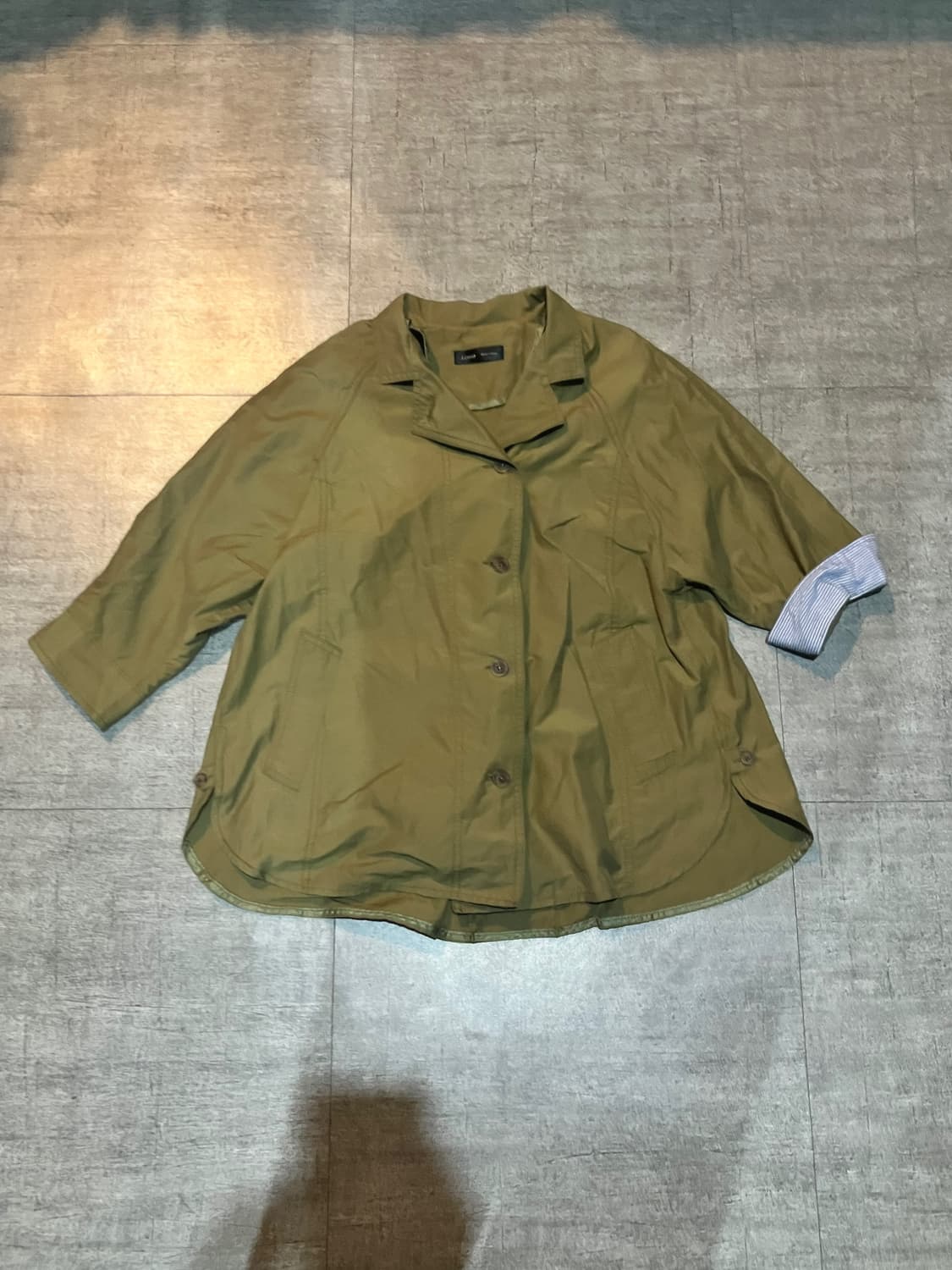 일본빈티지 Jcoco 올드스쿨아메카지 배색레이어드 사파리자켓 상품이미지1