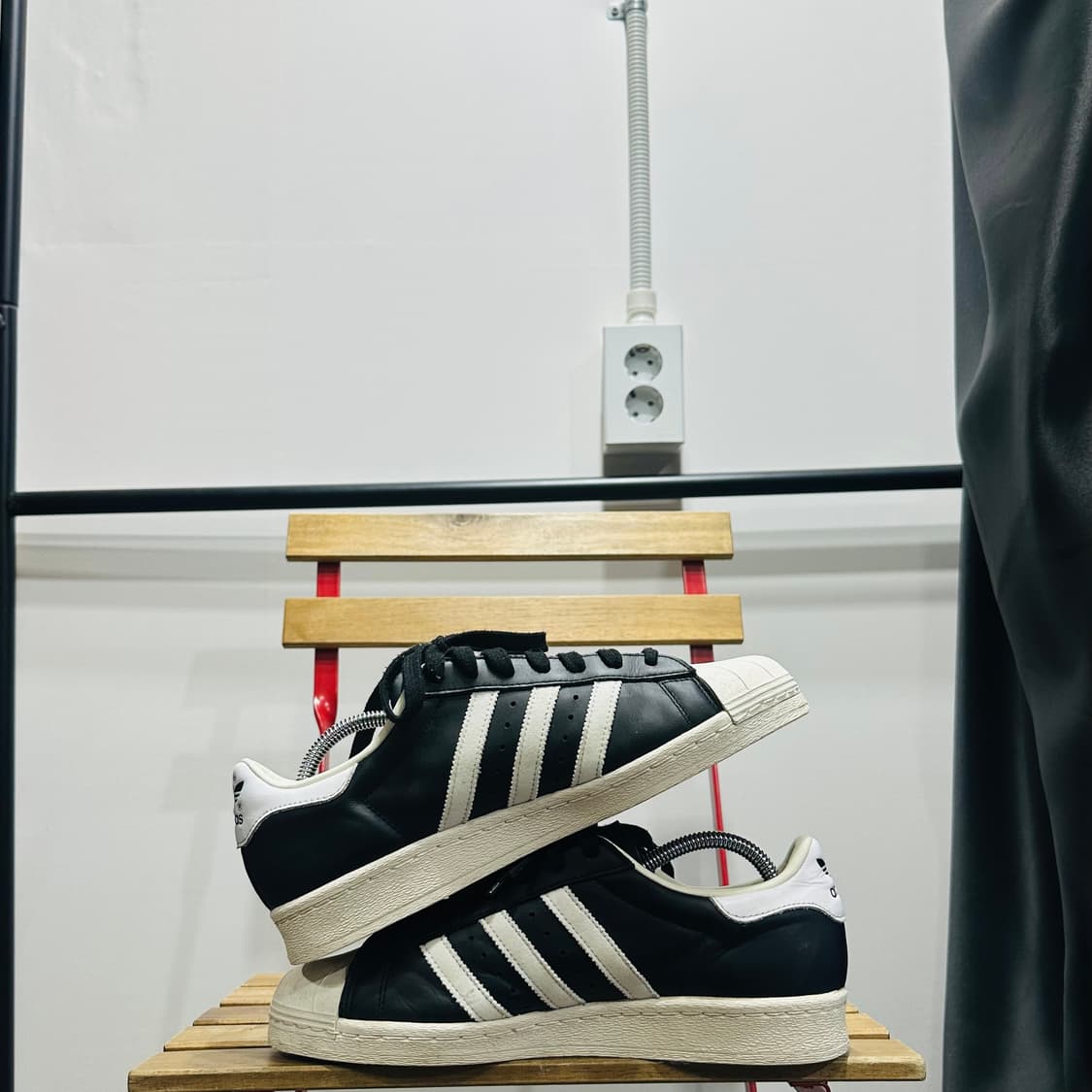 275) 아디다스 운동화 남성 남자 신발 슈퍼스타 82 코어 블랙 상품이미지7