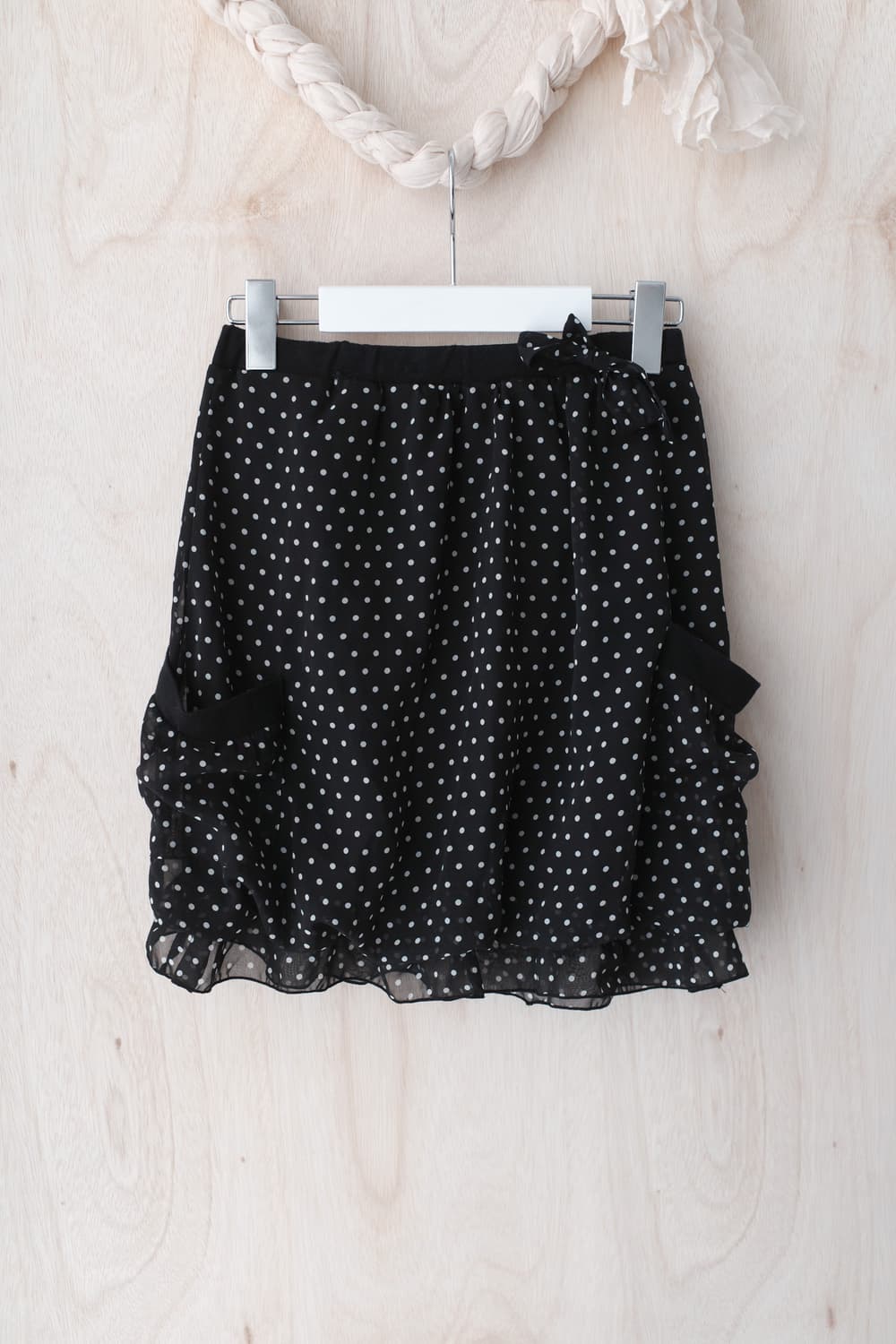 ribbon dot balloon skirt  상품이미지1