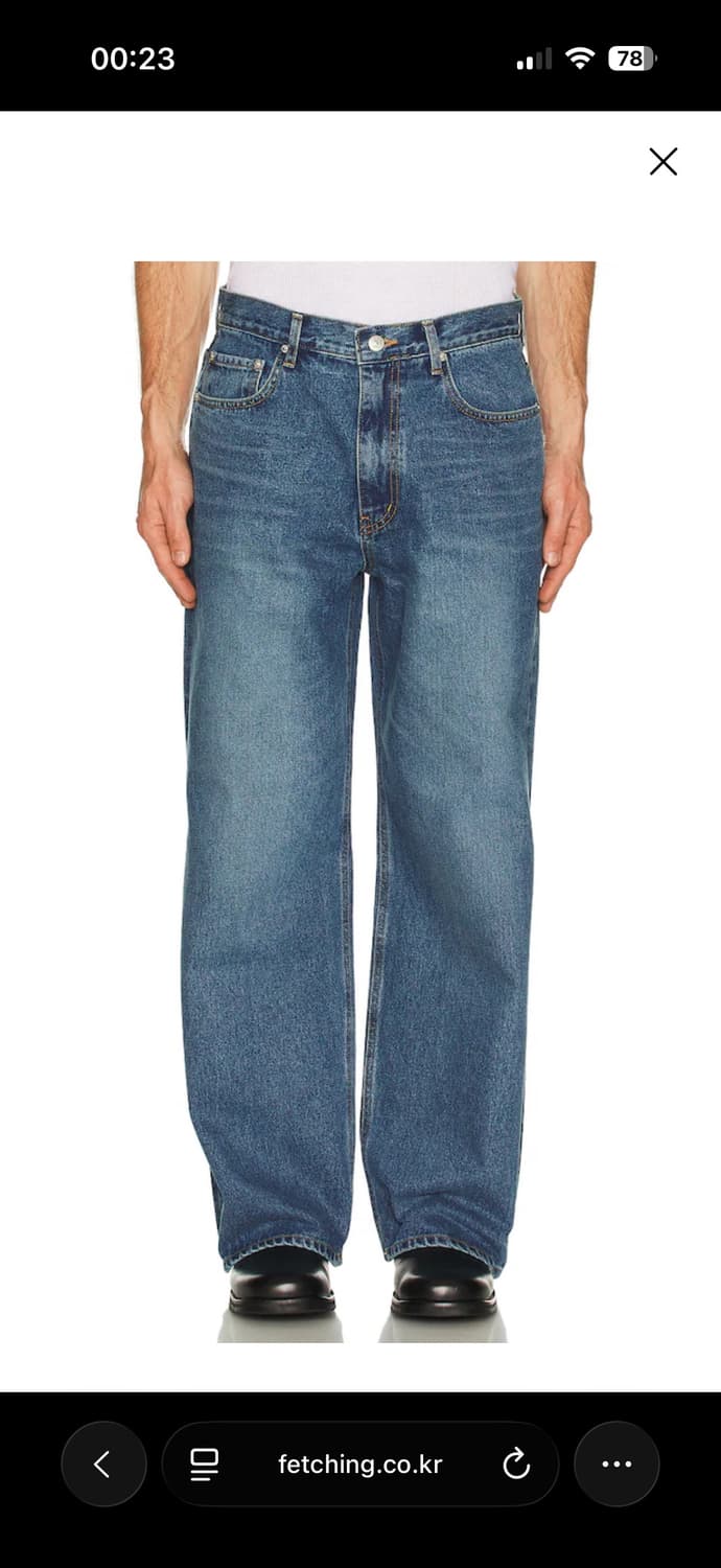 던스트 LOW-RISE WIDE JEANS 로우 라이즈 와이드 진 상품이미지1