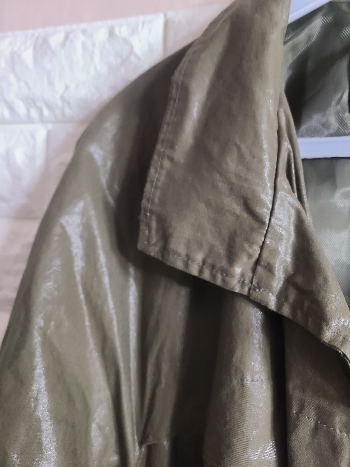 Shine couture 카키트렌치(55~66) 상품이미지4