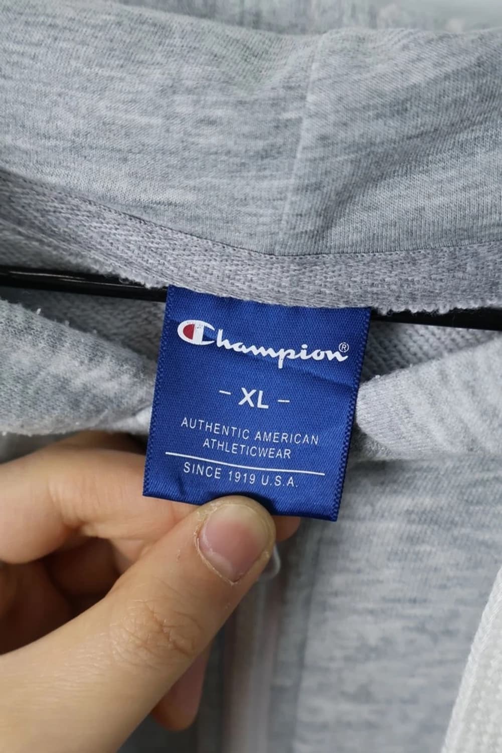 Champion gray zip hoodie 상품이미지7