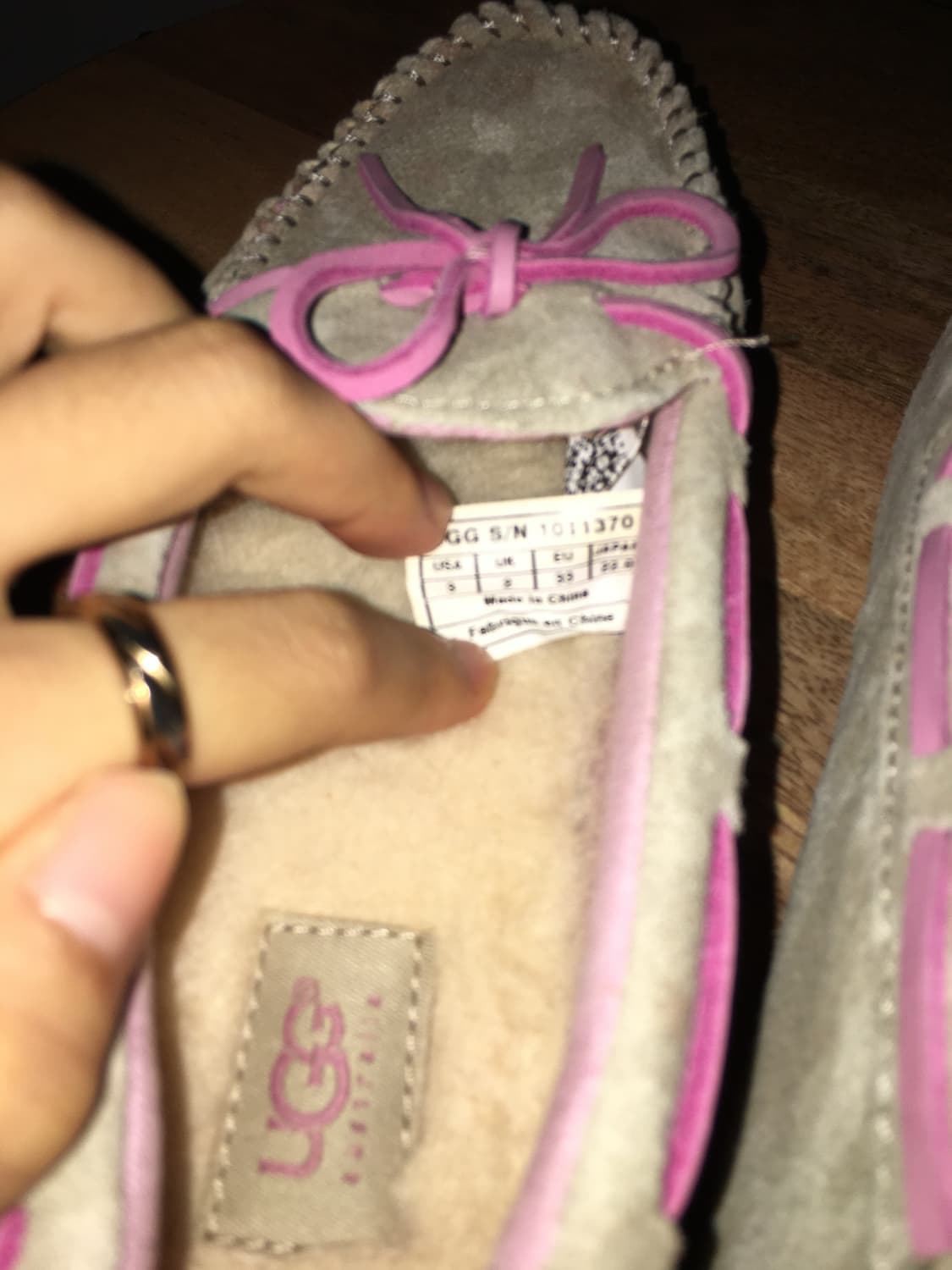 220 UGG 호피핑크 플랫슈즈 상품이미지4