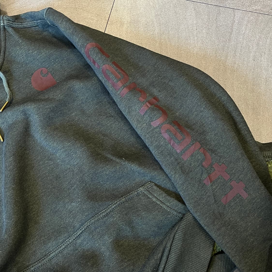 칼하트 정품 스펠아웃 후드 티 상품이미지9