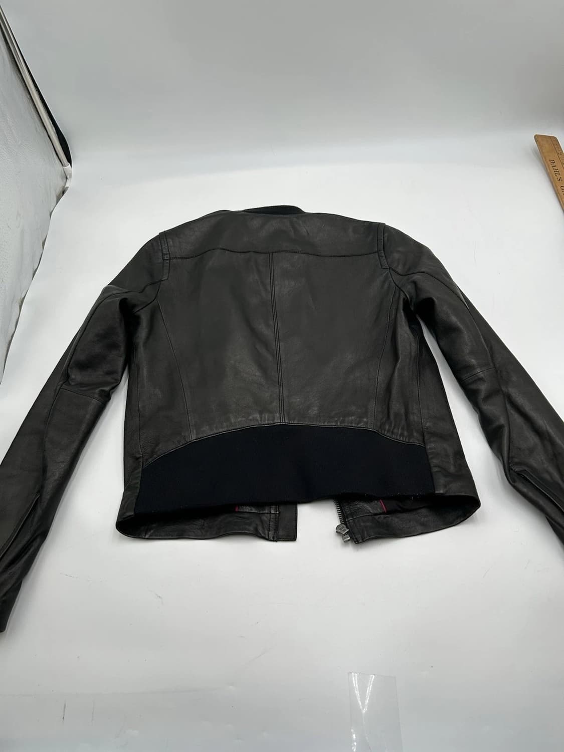 올드 갭 빈티지 블랙 레더 모토 자켓 상품이미지9