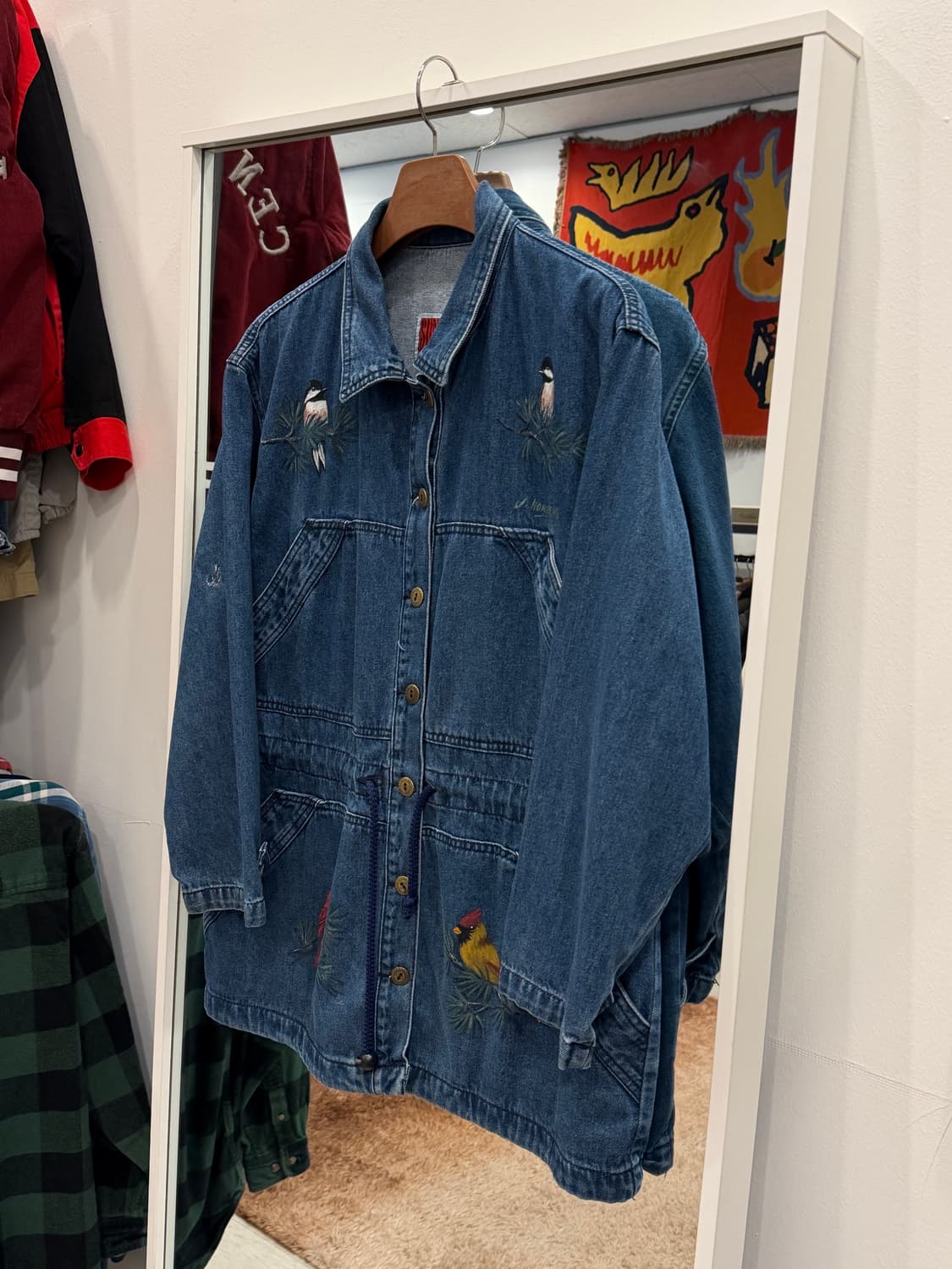 90s Sun Belt 빈티지 데님 초어 자켓 상품이미지1