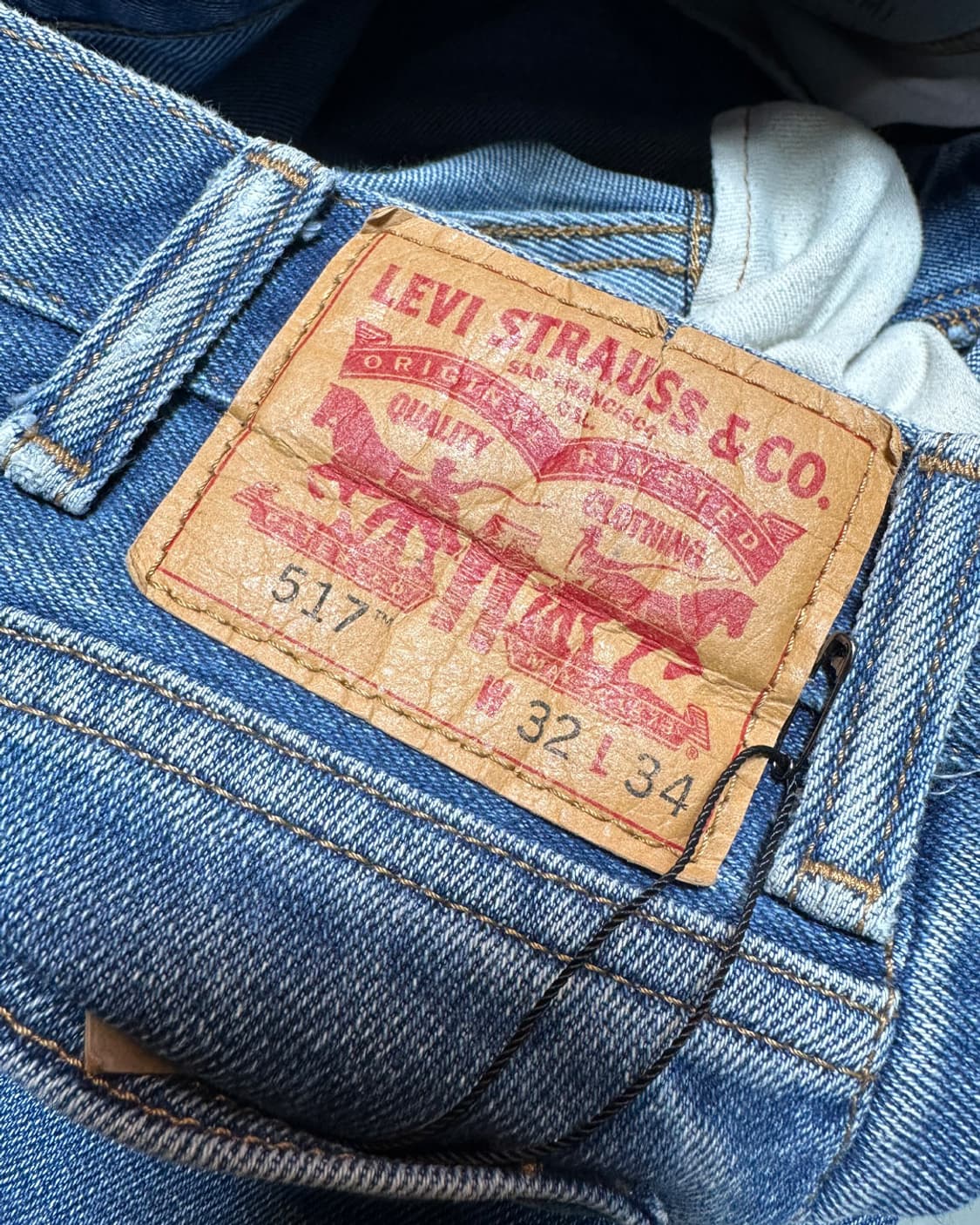 리바이스517 부츠컷 데님 팬츠 32x34 상품이미지8