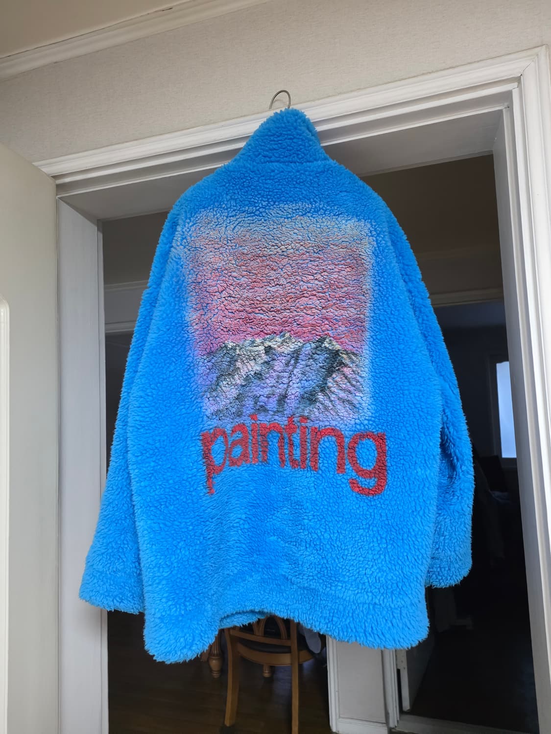 더블렛 페인팅 시어링 퍼 자켓 상품이미지2