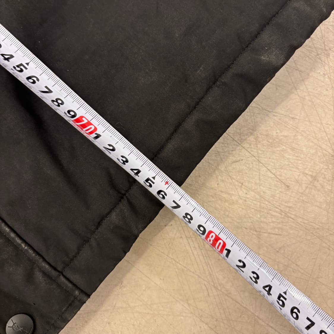 입생로랑 00s 스몰로고 블랙 점퍼 상품이미지4