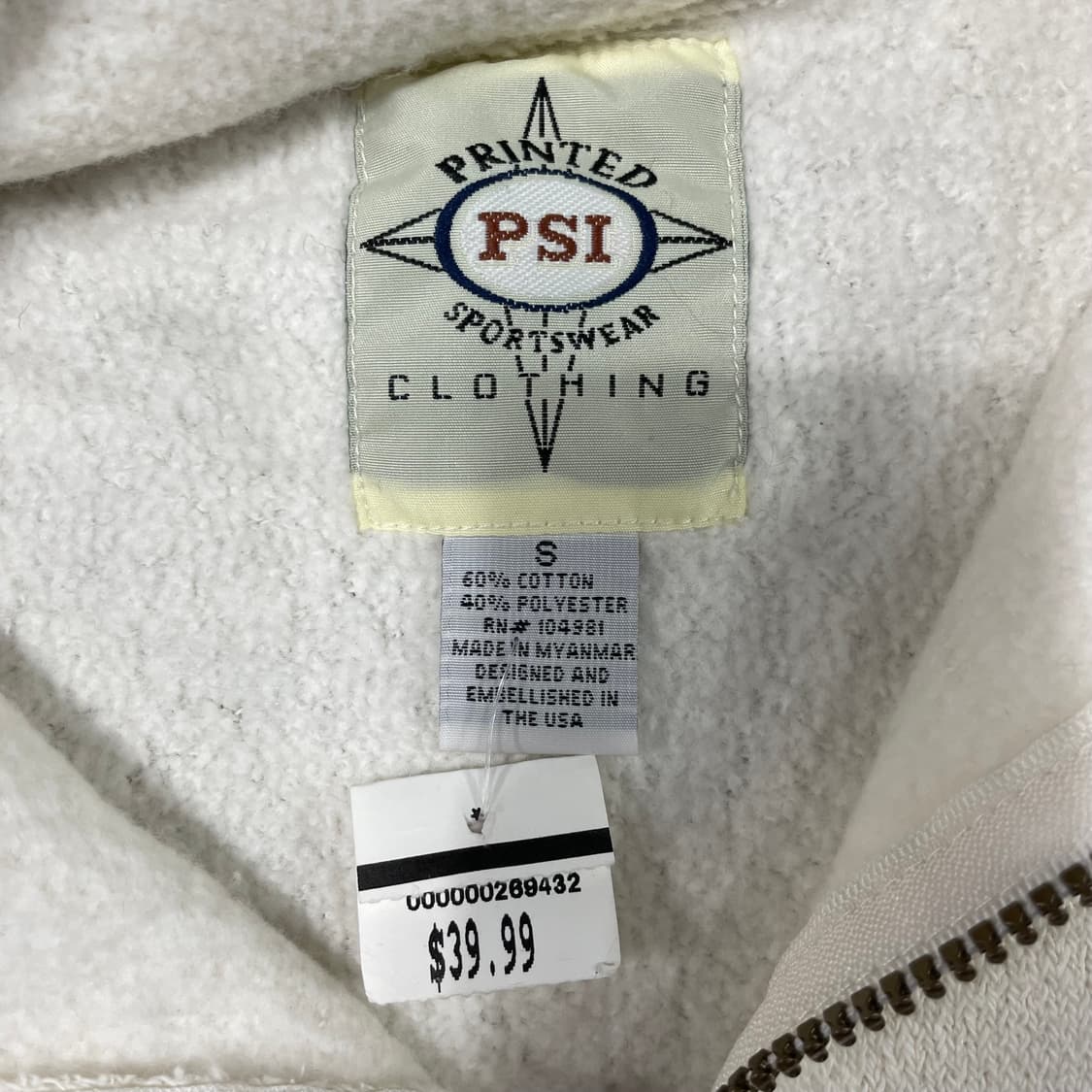 PSI 화이트 코튼 아노락 S 상품이미지4