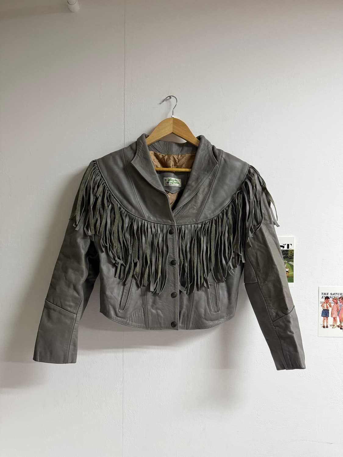 Mexico fringe jacket 프린지 가죽 자켓 상품이미지1