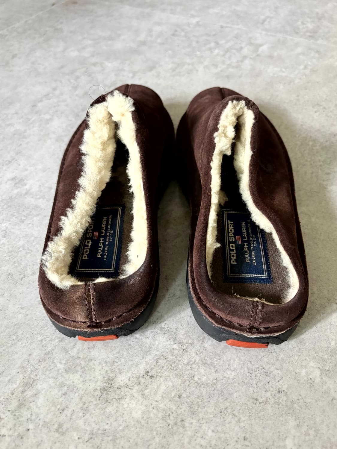 90's 폴로 스포츠 시어링 뮬 슈즈 245 상품이미지4