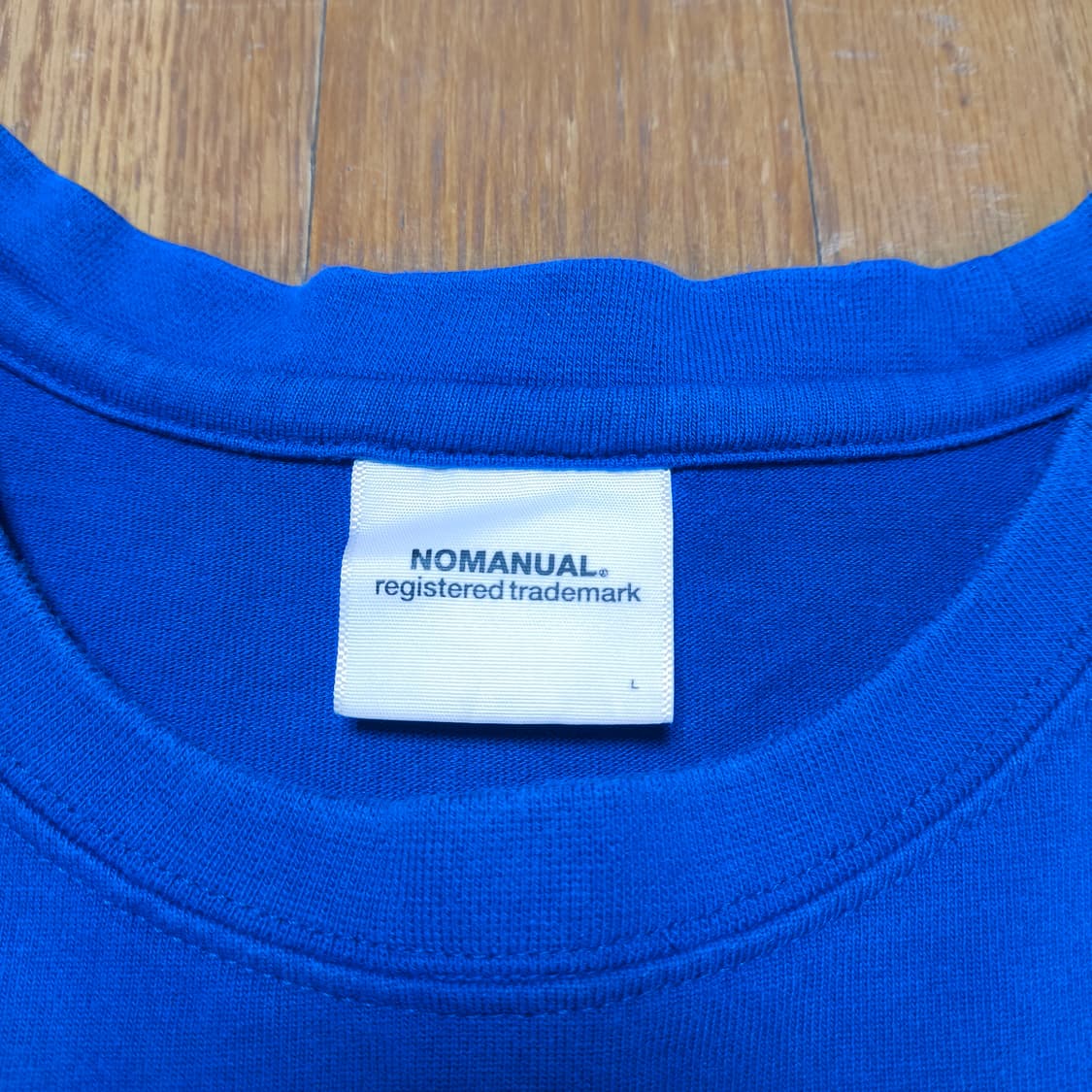 [L] 노매뉴얼 헤비웨이트 백로고 티셔츠 상품이미지5