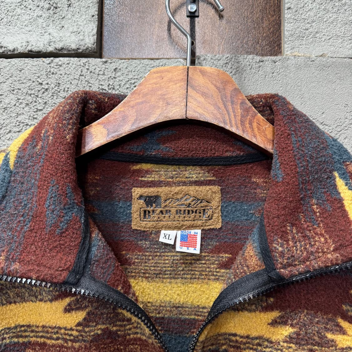 베어리지 치마요 후리스 집업 made in USA (L)   상품이미지4