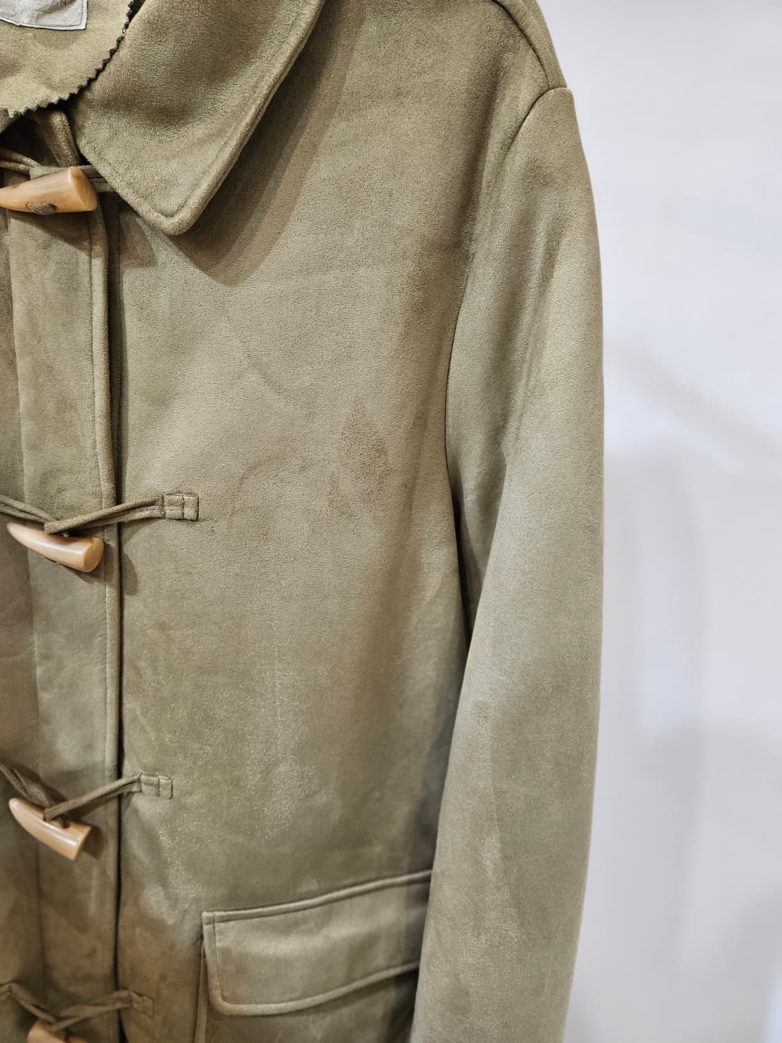 스웨이드 더플 코트 상품이미지4