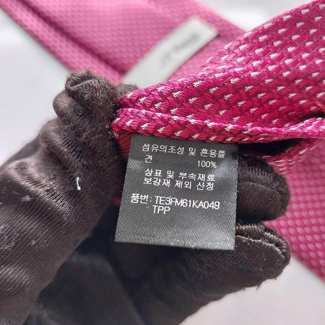 듀퐁 실크 와인 텍스처 넥타이 8.3cm A+등급 K2167
 상품이미지10