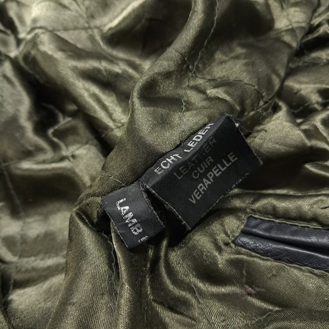 CL762 XL 로버앤레이크스 90s 양가죽 퀼팅 자켓 점퍼 상품이미지9