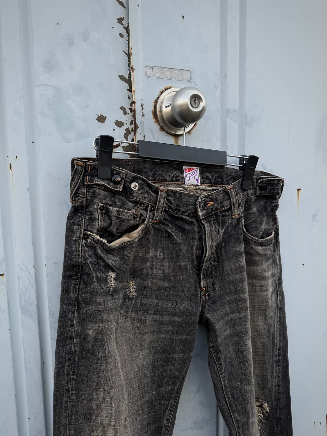Washed Straight Denim Pants 상품이미지2