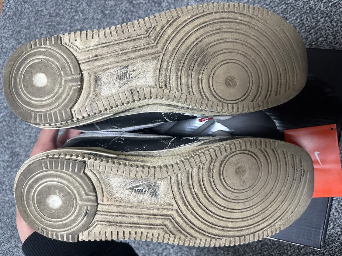 (285)나이키 에어포스1 파라노이즈 블랙 상품이미지6